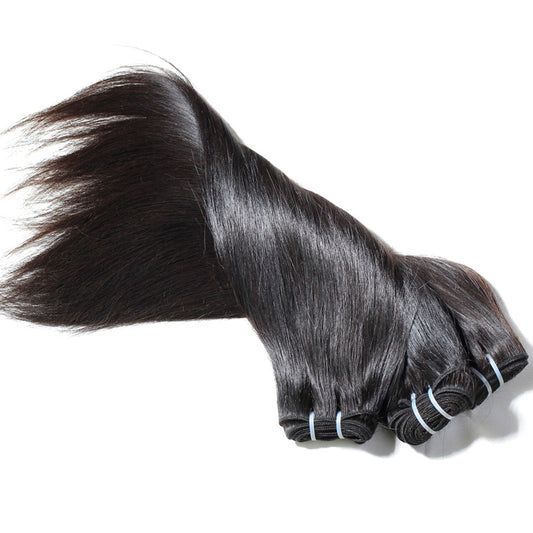 Virgin Black Straight Weft Extension