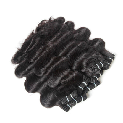 Raw Black Body Wave Weft Extension