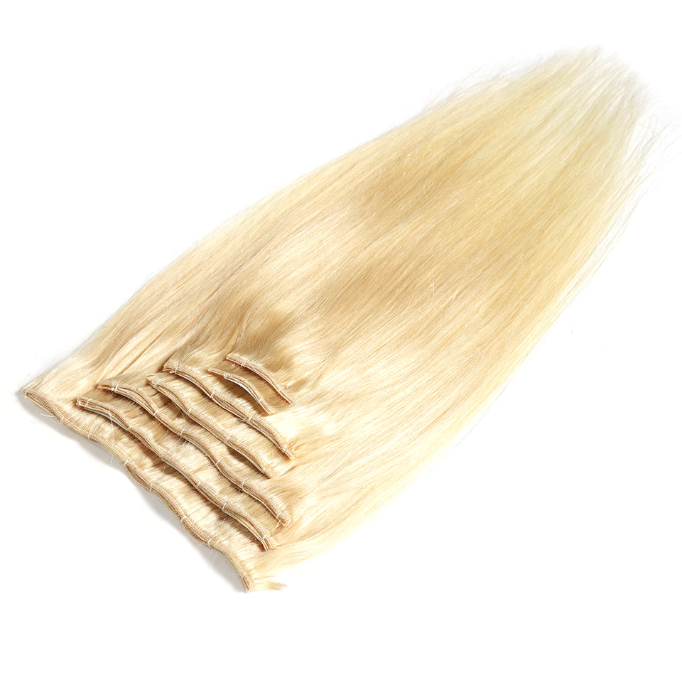 Raw Blonde Clip In Extensions