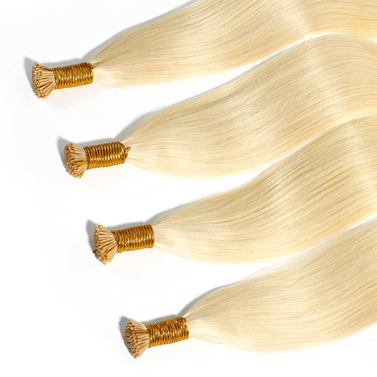 Raw Blonde I-Tip Extensions