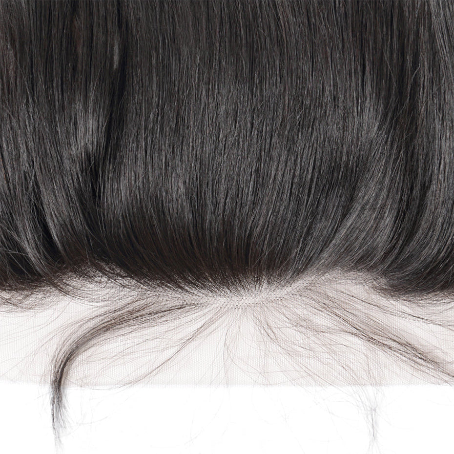Raw Black Straight Frontal