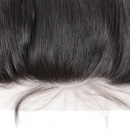 Raw Black Straight Frontal