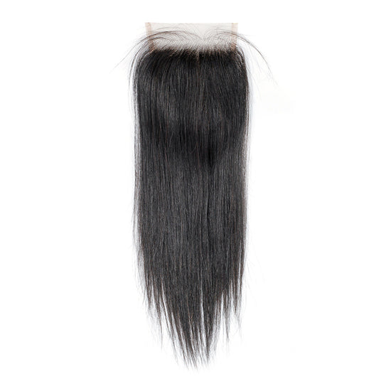 Virgin Black Straight Closure