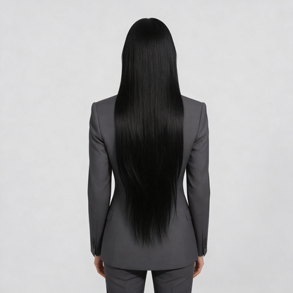 Raw Black Straight Closure